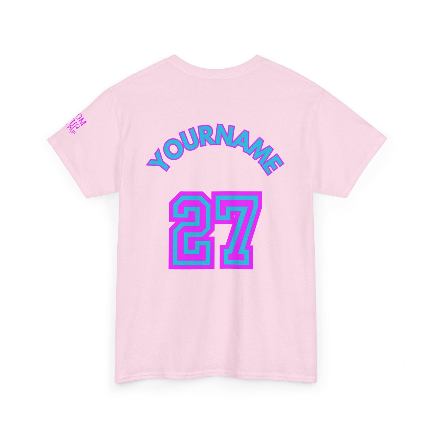 King Drip 27 Baseball Mom Drip "Diamonds Are a Mom's Best Friend" Edition T-Shirt (CUSTOM NAME AND NUMBER)