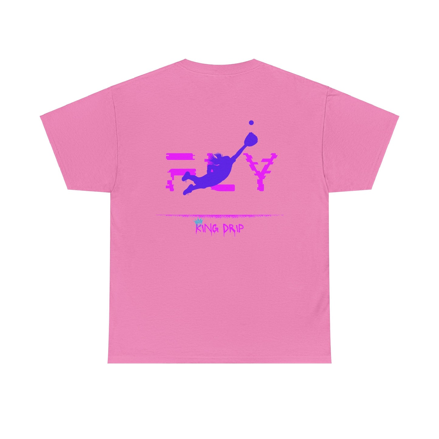 Unisex Heavy Cotton Tee King Drip "Softball Fly" Edition