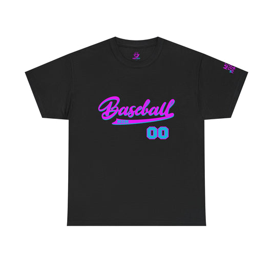 King Drip 27 Baseball Mom Custom T-Shirt - Custom Name & Number Unisex Heavy Cotton Shirt