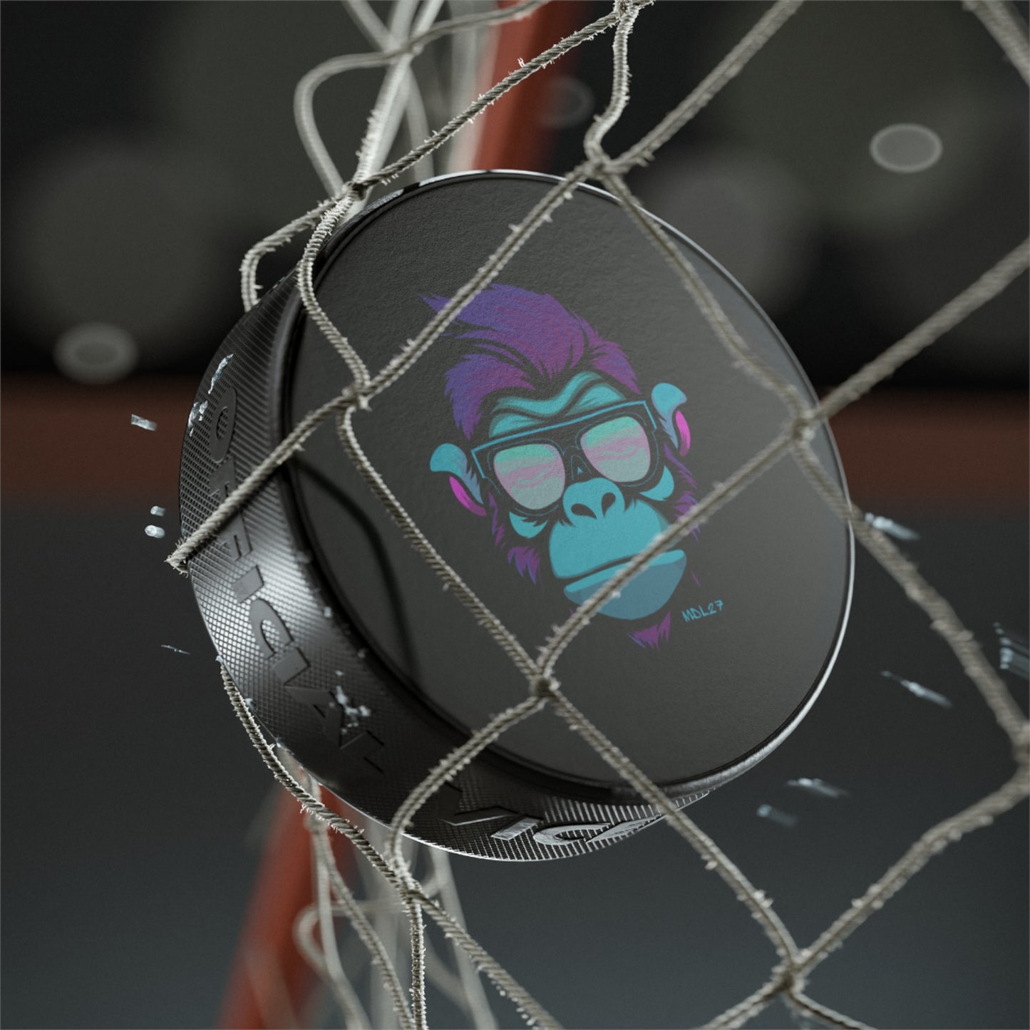 Hockey Puck- King Drip 27 Gorilla Hockey Puck