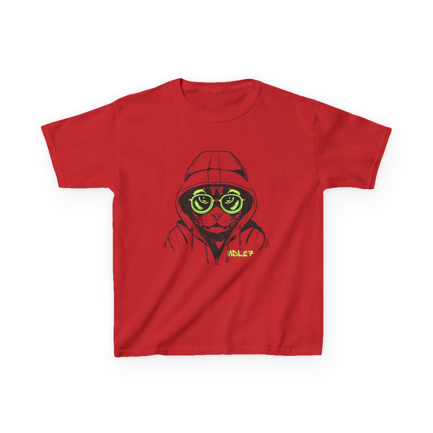 Kids T-Shirt with MDL 27 Cool Cat Design