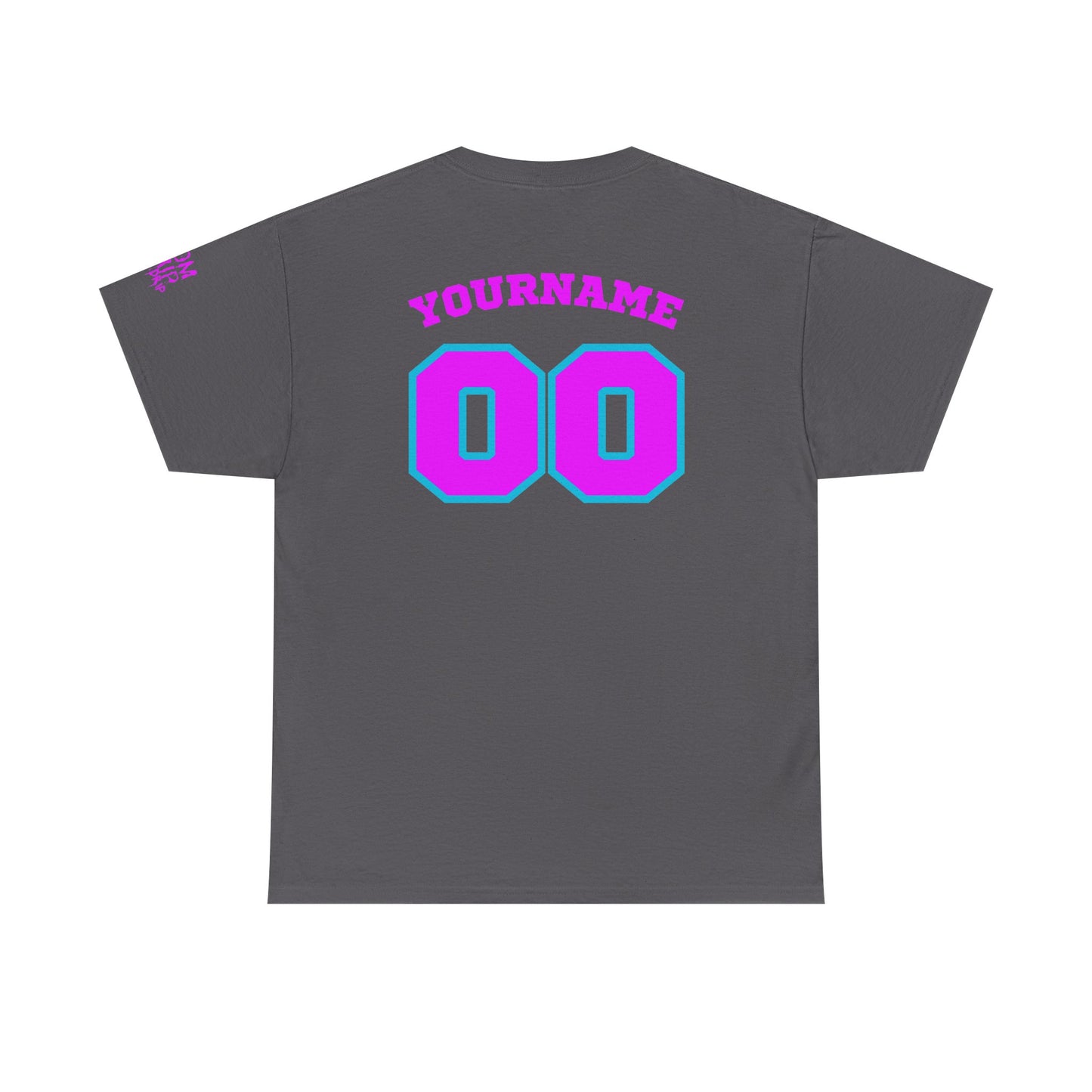 King Drip 27 Baseball Mom Custom T-Shirt - Custom Name & Number Unisex Heavy Cotton Shirt