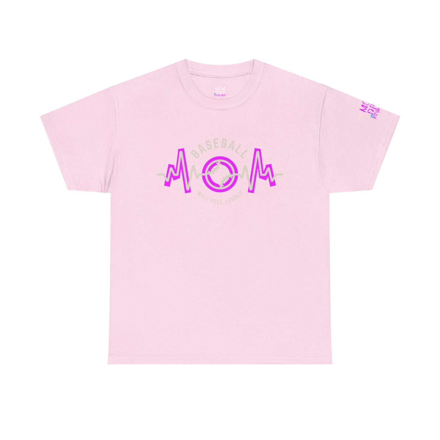 Unisex Heavy Cotton Tee King Drip 27 Baseball Mom "MOM DRIP" Edition