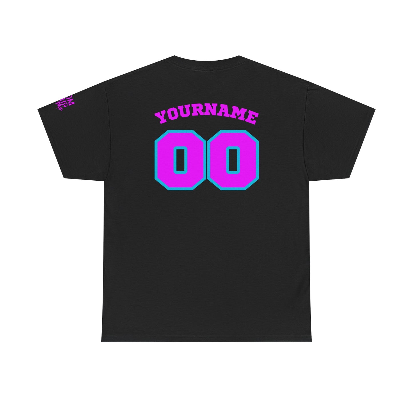 King Drip 27 Baseball Mom Custom T-Shirt - Custom Name & Number Unisex Heavy Cotton Shirt