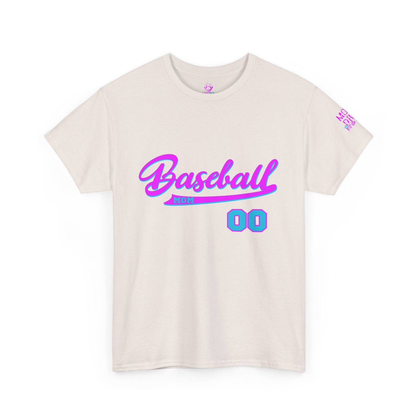 King Drip 27 Baseball Mom Custom T-Shirt - Custom Name & Number Unisex Heavy Cotton Shirt