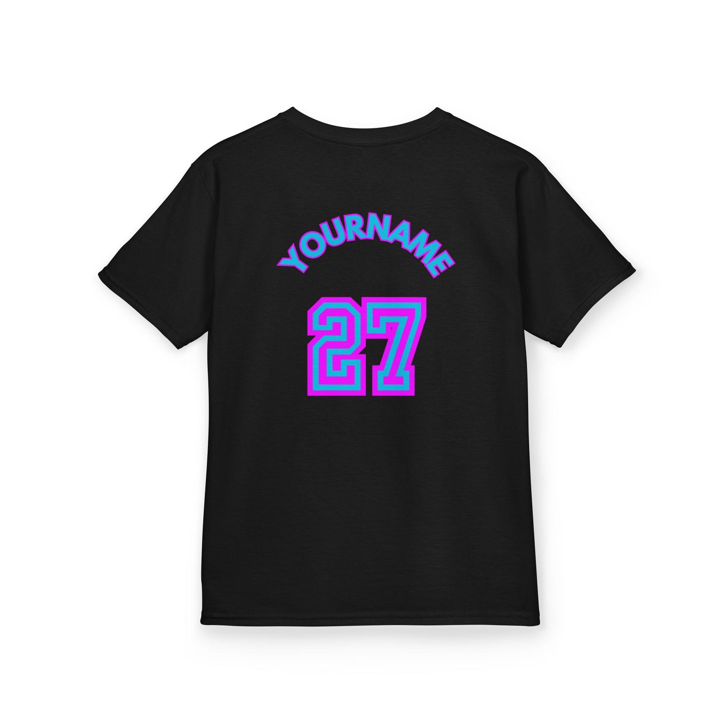 King Drip 27 Personalized Kids Baseball Tee -City Drip Design - Perfect for Young Athletes