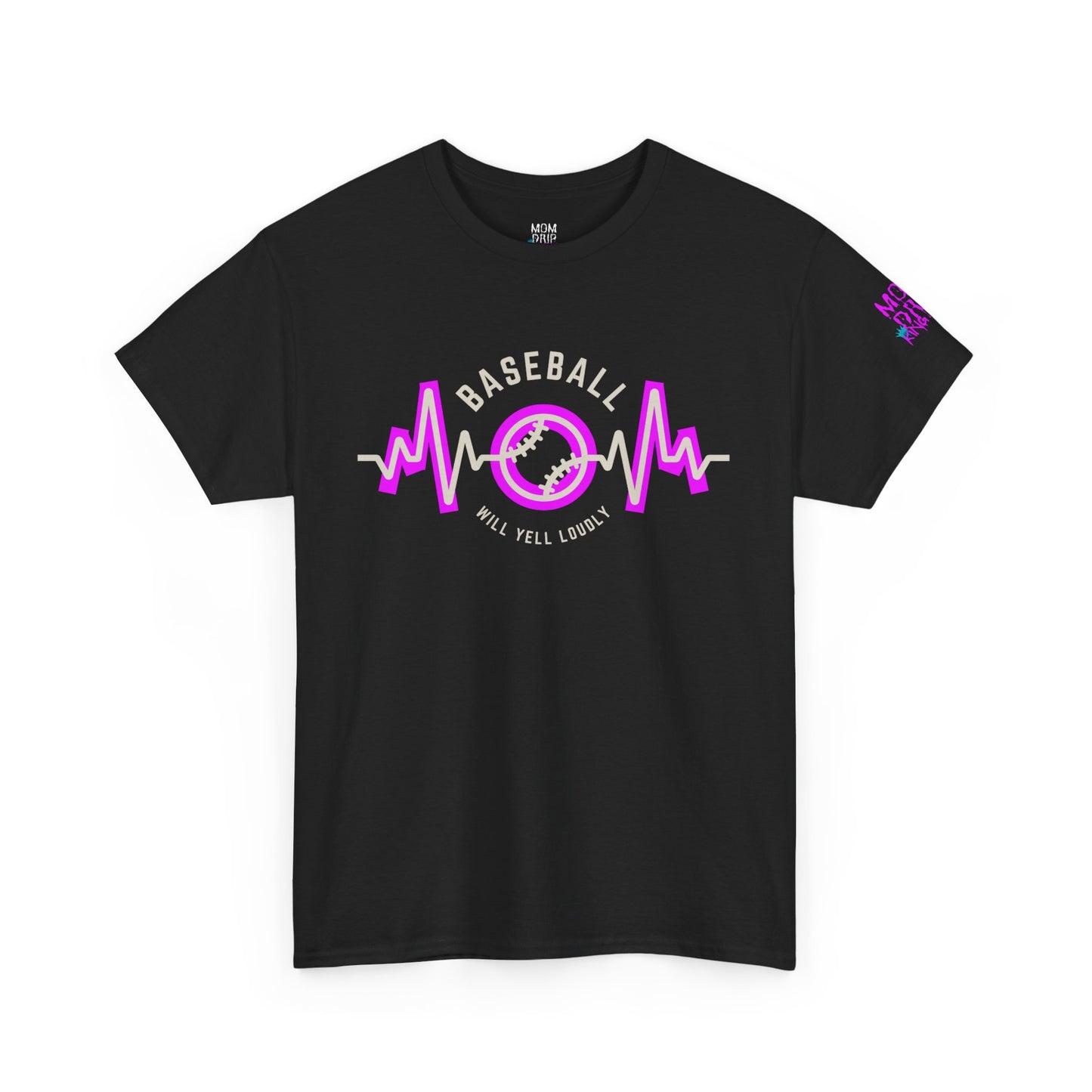 Unisex Heavy Cotton Tee King Drip 27 Baseball Mom "MOM DRIP" Edition