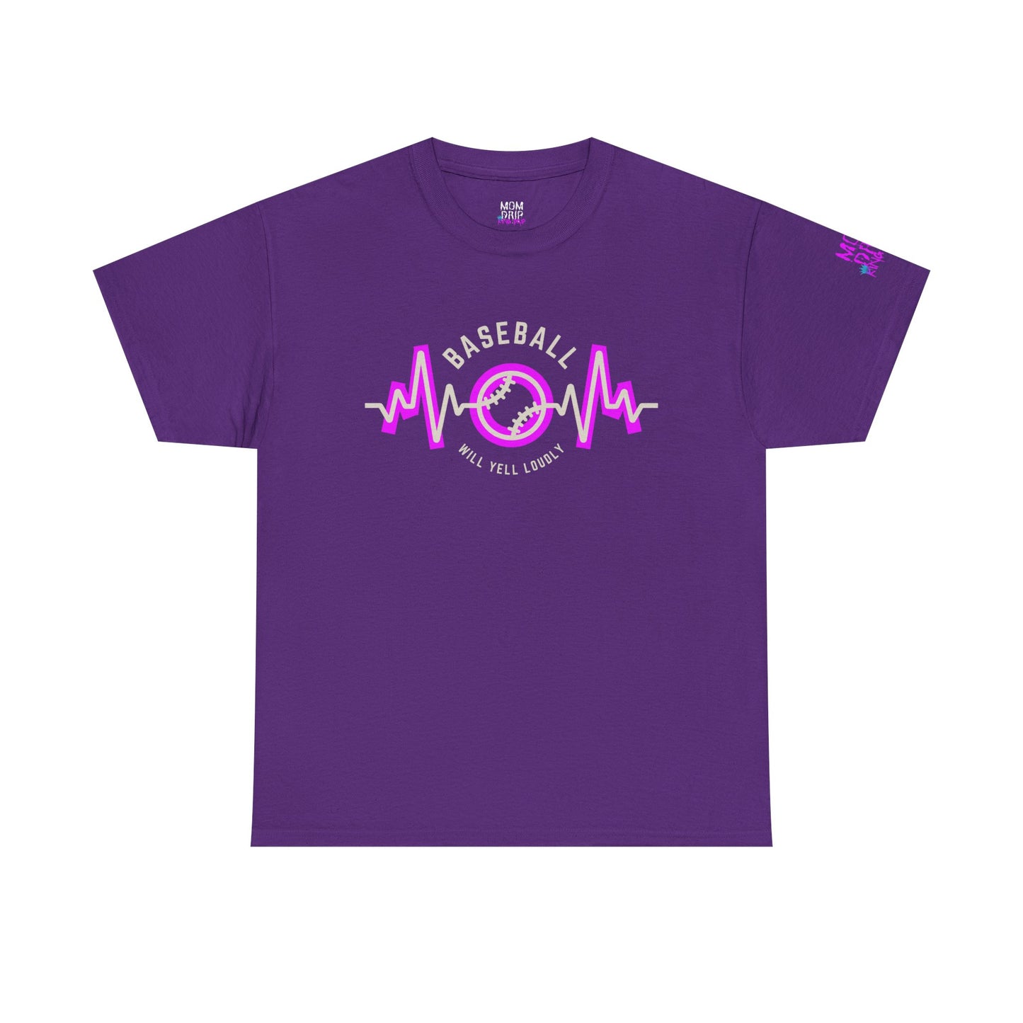 Unisex Heavy Cotton Tee King Drip 27 Baseball Mom "MOM DRIP" Edition