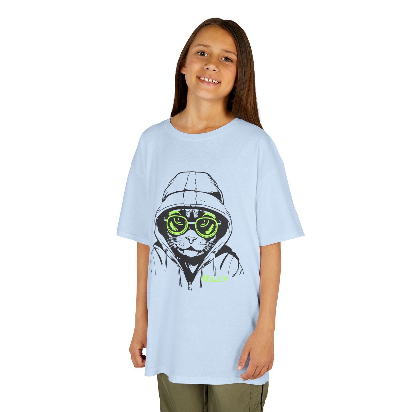 Kids T-Shirt with MDL 27 Cool Cat Design