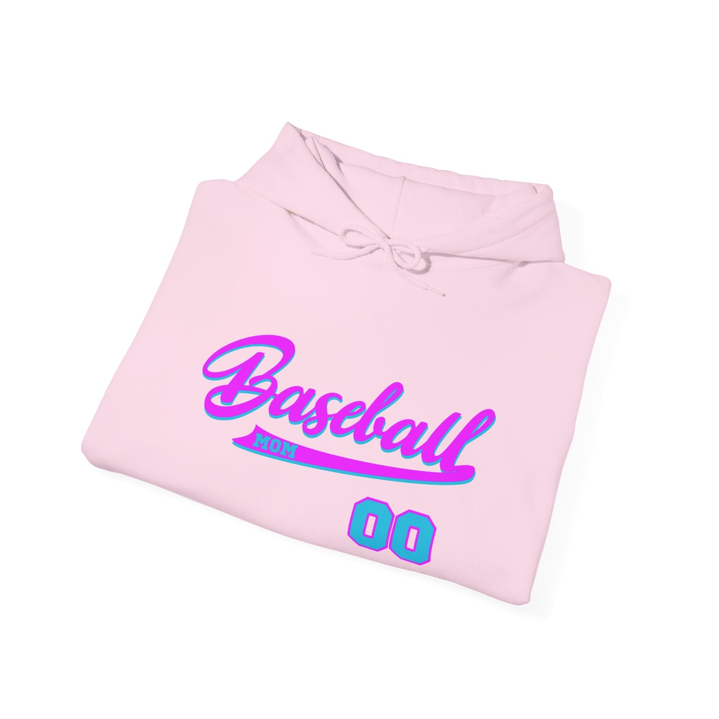 King Drip 27 MOM DRIP Custom Baseball Mom Hooded Sweatshirt - Unisex Heavy Blendâ„¢