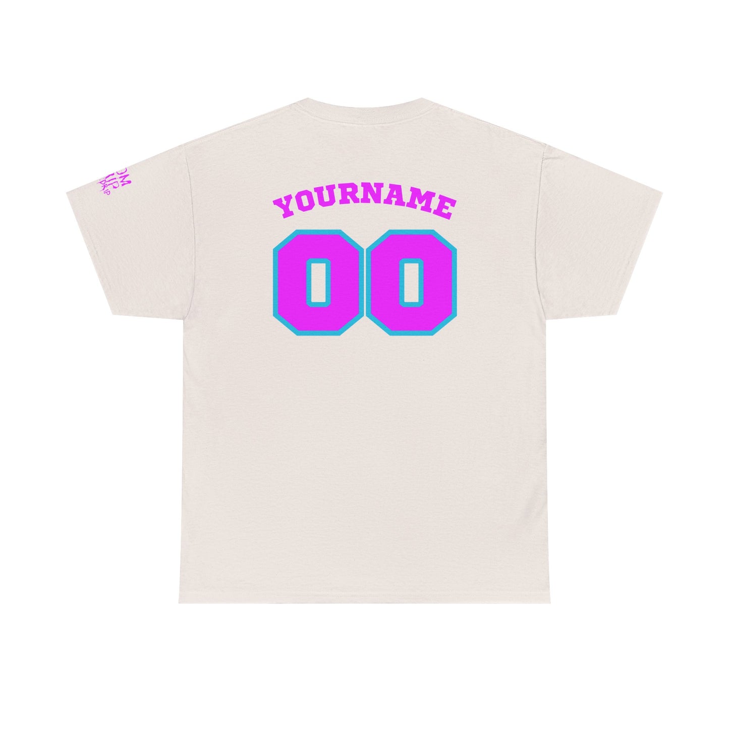 King Drip 27 Baseball Mom Custom T-Shirt - Custom Name & Number Unisex Heavy Cotton Shirt