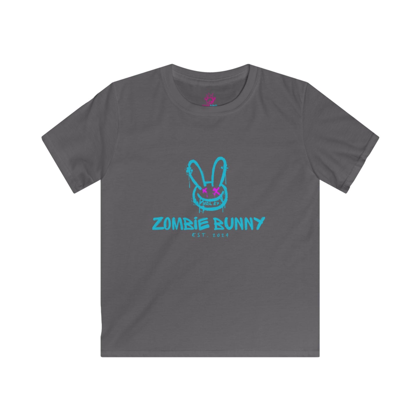 Kids Softstyle Tee KING DRIP 27 "Zombie Bunny" Edition