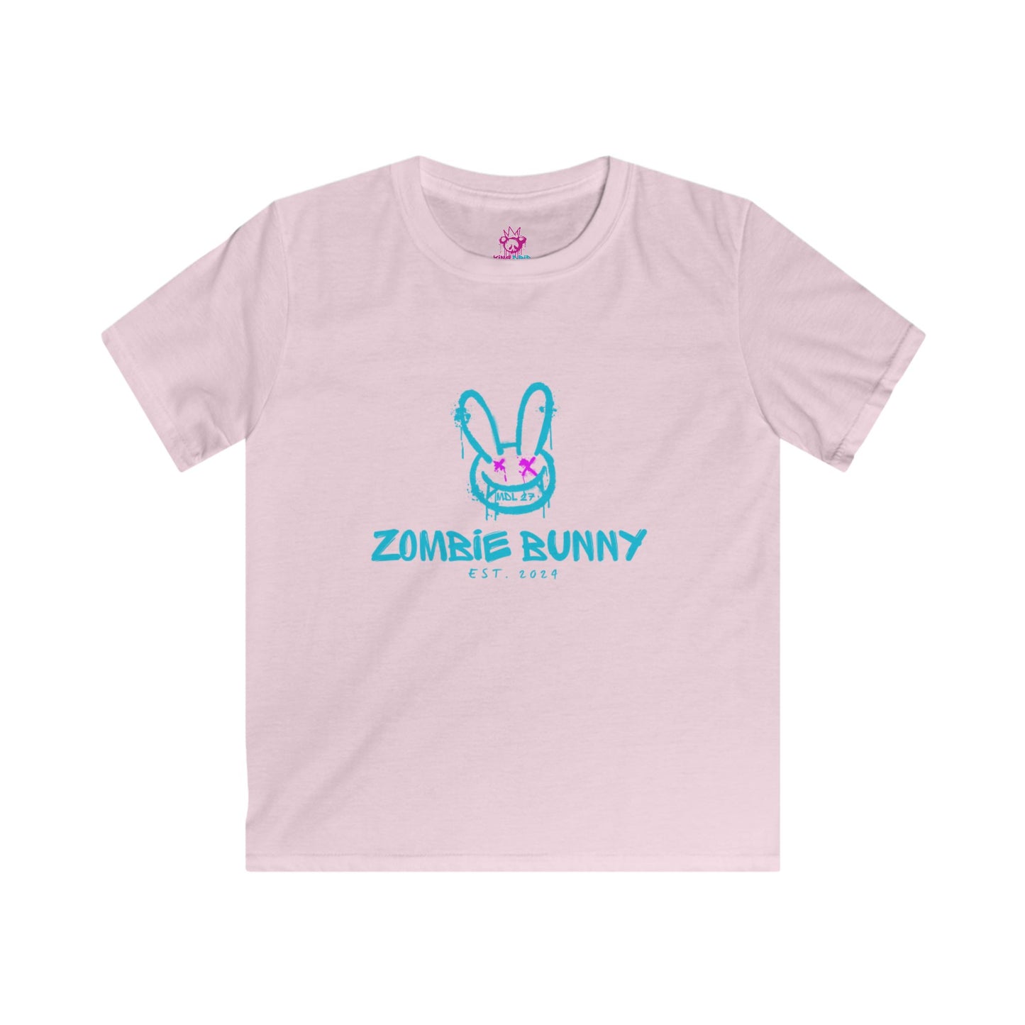 Kids Softstyle Tee KING DRIP 27 "Zombie Bunny" Edition