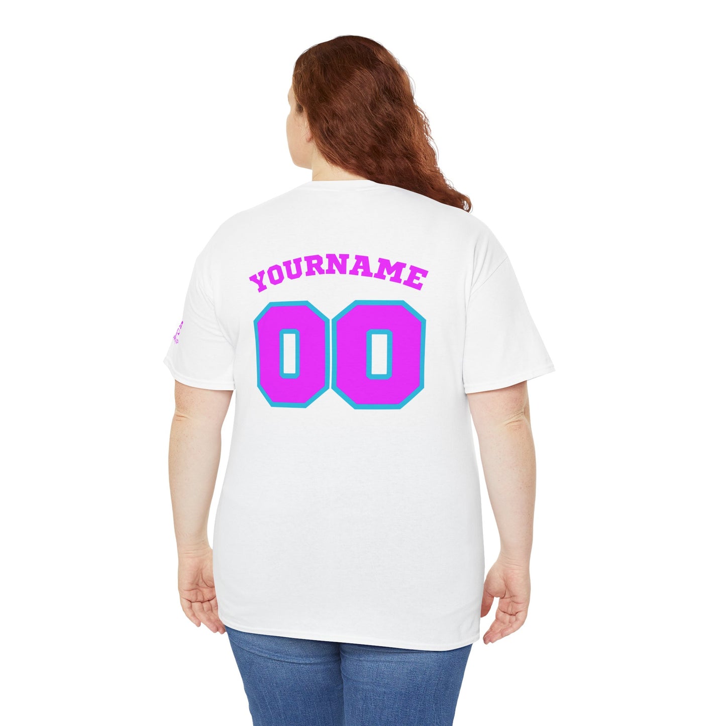 King Drip 27 Baseball Mom Custom T-Shirt - Custom Name & Number Unisex Heavy Cotton Shirt