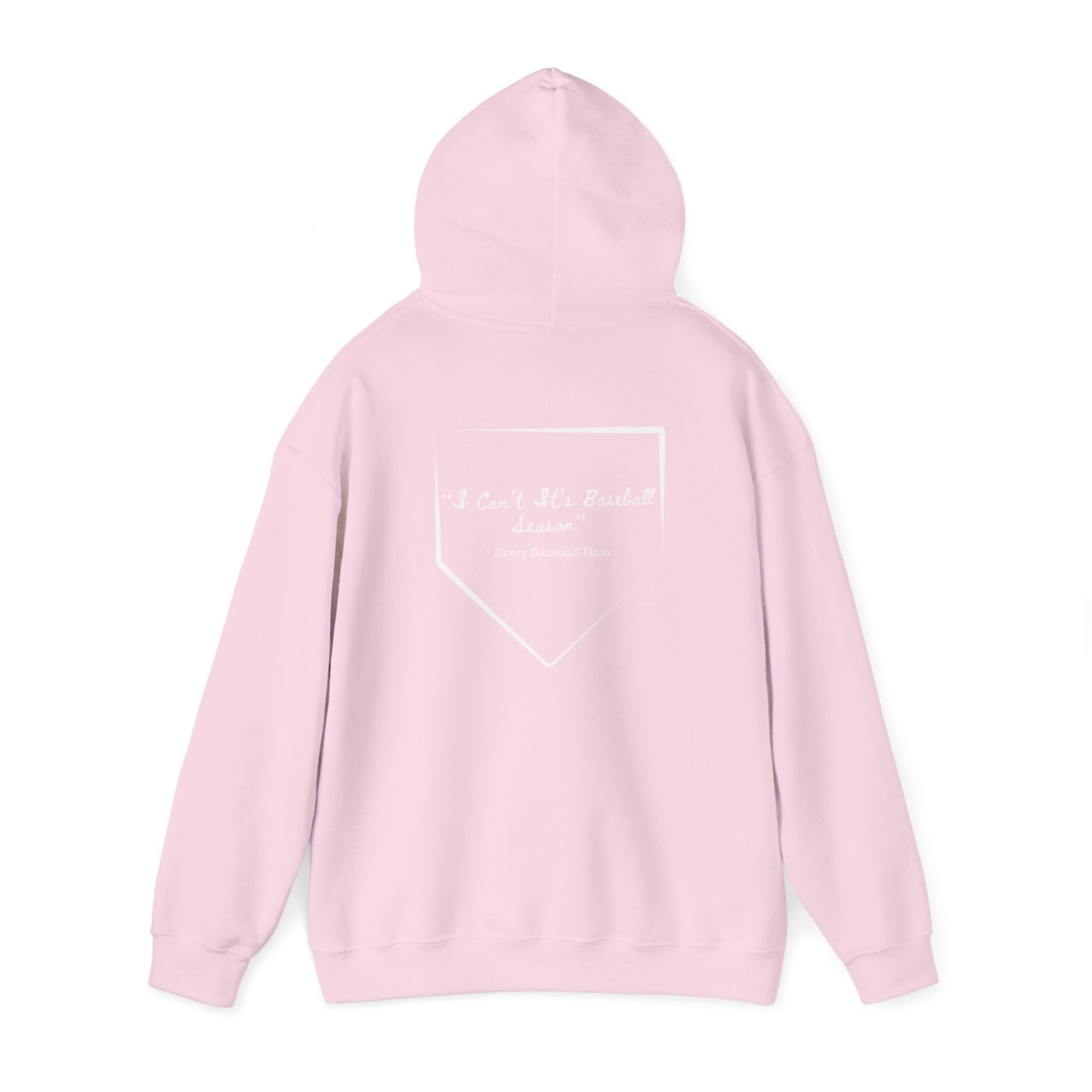 Mom Drip Baseball Hoodie – "I Can't, It's Baseball Season" Unisex Heavy Blend™