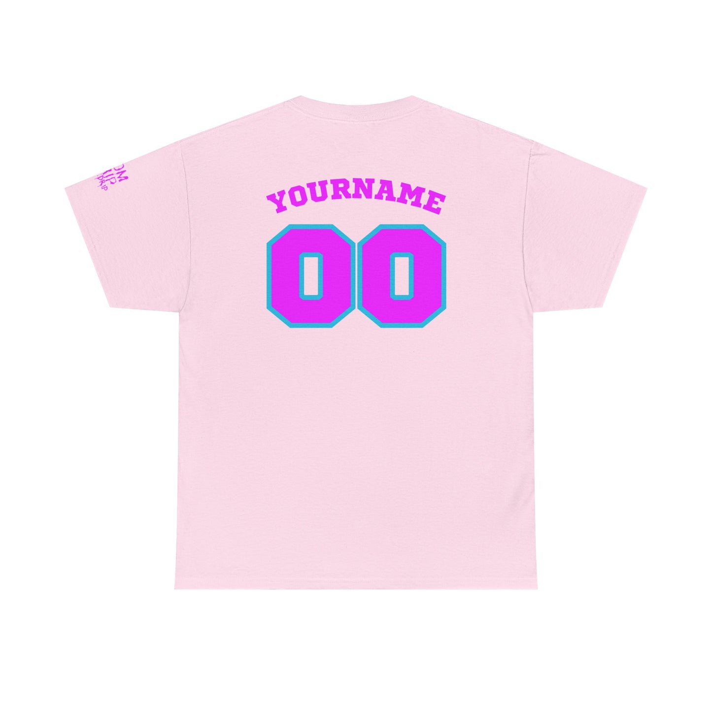 King Drip 27 Baseball Mom Custom T-Shirt - Custom Name & Number Unisex Heavy Cotton Shirt
