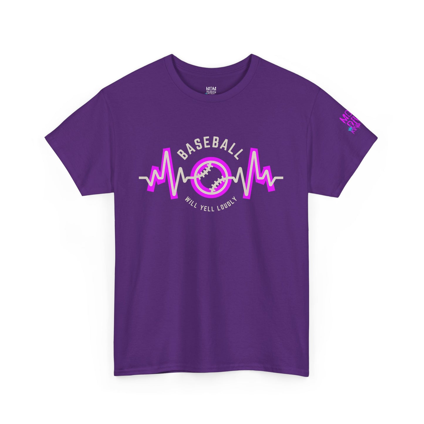 Unisex Heavy Cotton Tee King Drip 27 Baseball Mom "MOM DRIP" Edition
