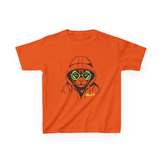 Kids T-Shirt with MDL 27 Cool Cat Design