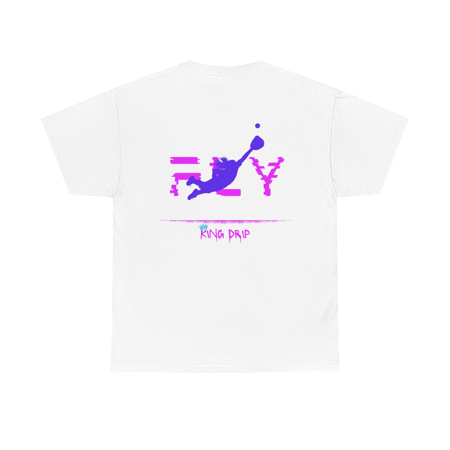 Unisex Heavy Cotton Tee King Drip "Softball Fly" Edition