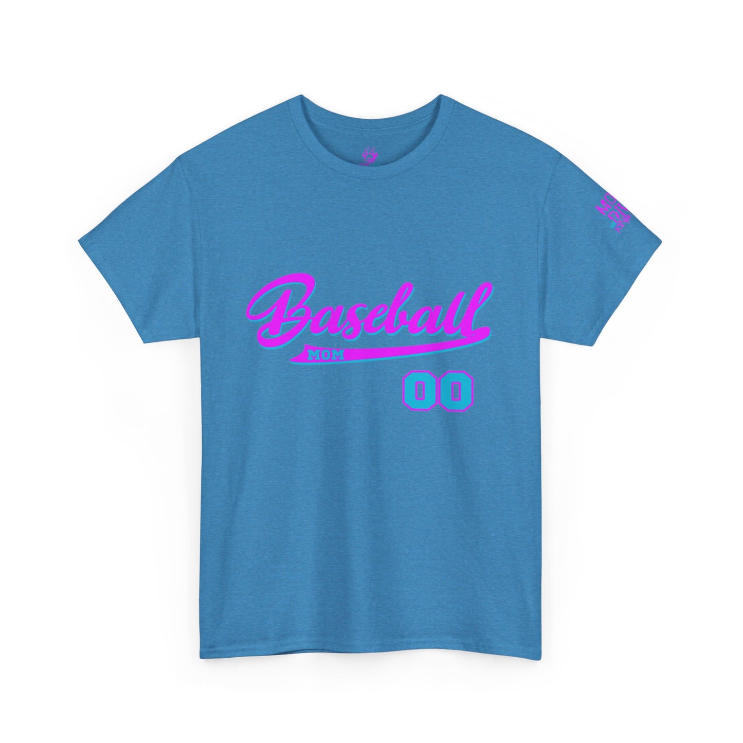 King Drip 27 Baseball Mom Custom T-Shirt - Custom Name & Number Unisex Heavy Cotton Shirt