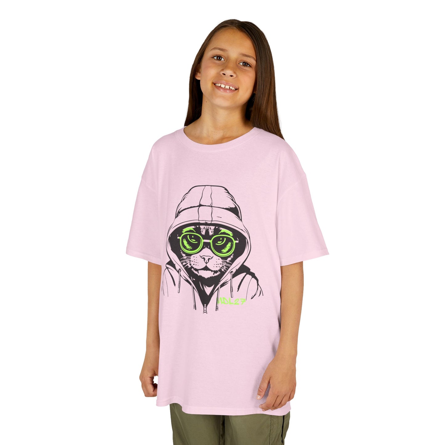Kids T-Shirt with MDL 27 Cool Cat Design