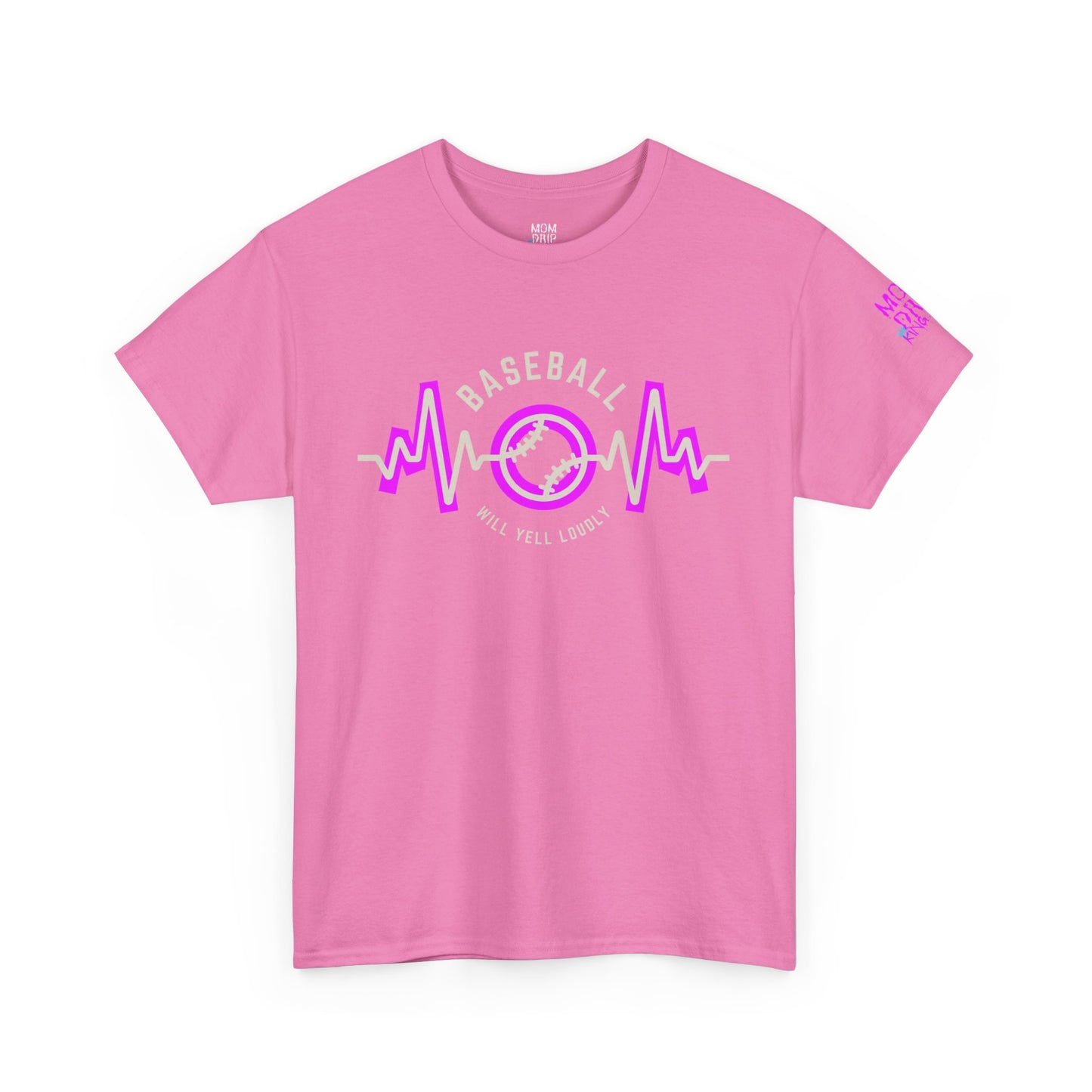 Unisex Heavy Cotton Tee King Drip 27 Baseball Mom "MOM DRIP" Edition