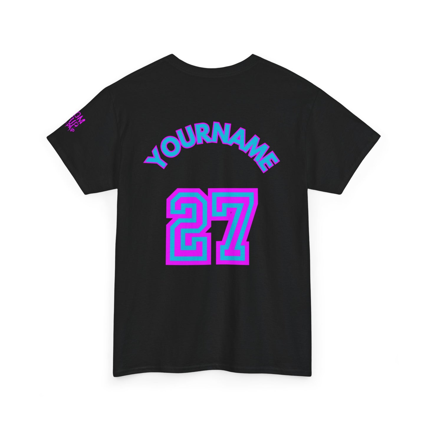 King Drip 27 Baseball Mom Drip "Diamonds Are a Mom's Best Friend" Edition T-Shirt (CUSTOM NAME AND NUMBER)
