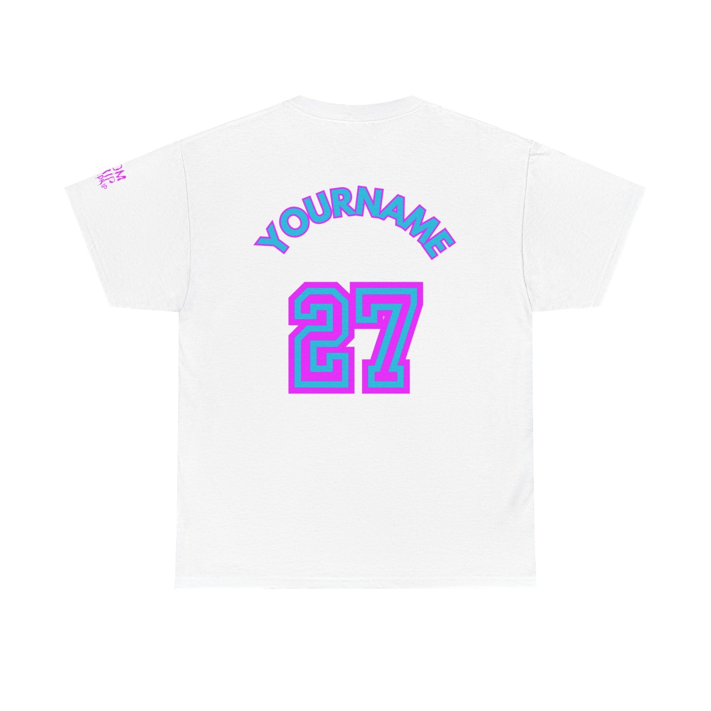 King Drip 27 Baseball Mom Drip "Diamonds Are a Mom's Best Friend" Edition T-Shirt (CUSTOM NAME AND NUMBER)