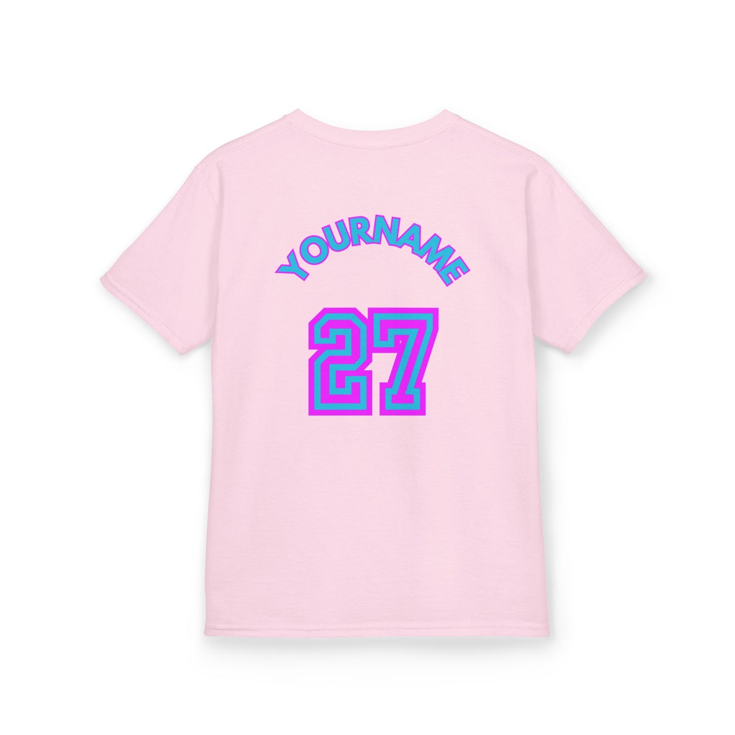 キングドリップ27 Personalized Kids Heavy Cotton Tee - Customizable Sports Tee with Japanese Design
