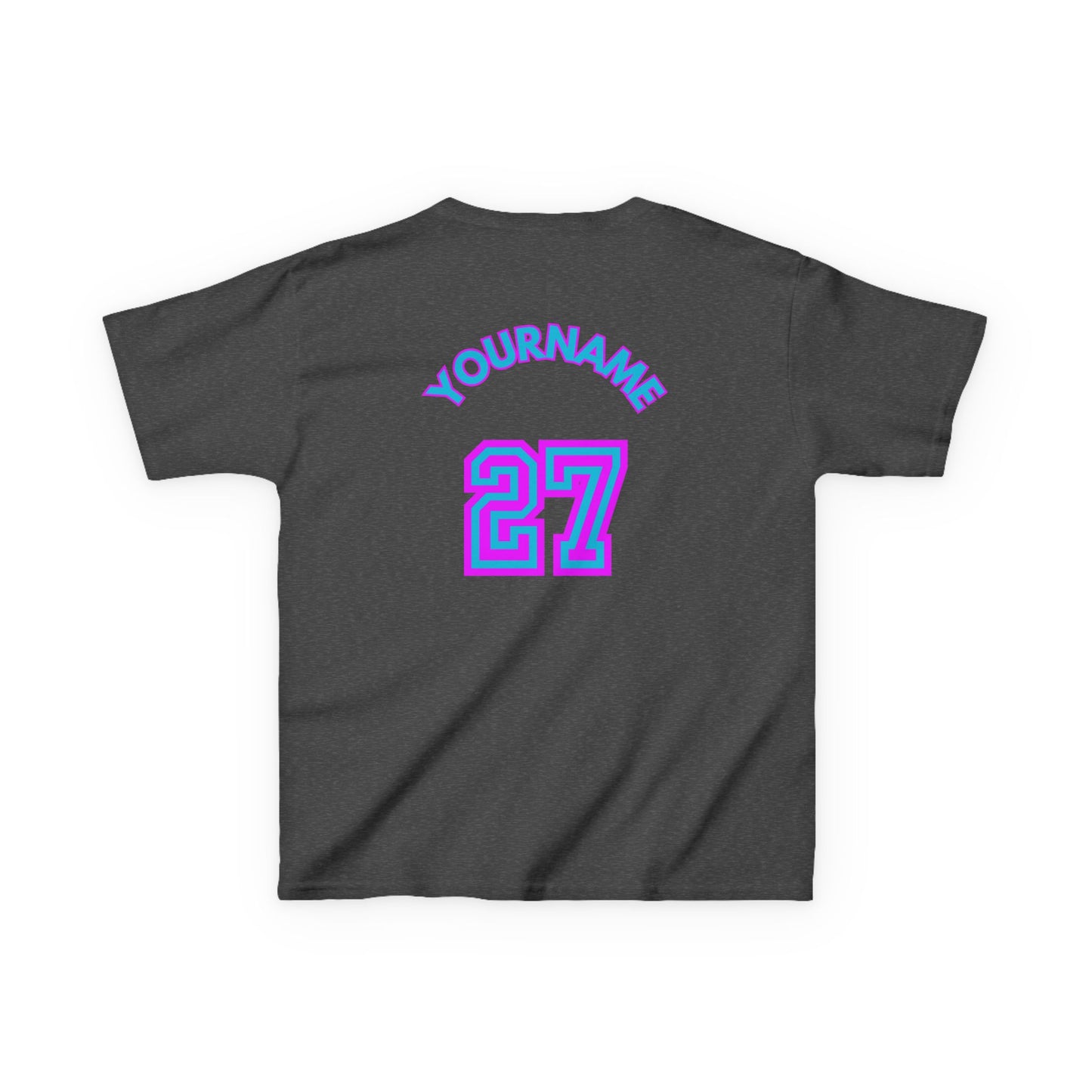 King Drip 27 Personalized Kids Baseball Tee -City Drip Design - Perfect for Young Athletes