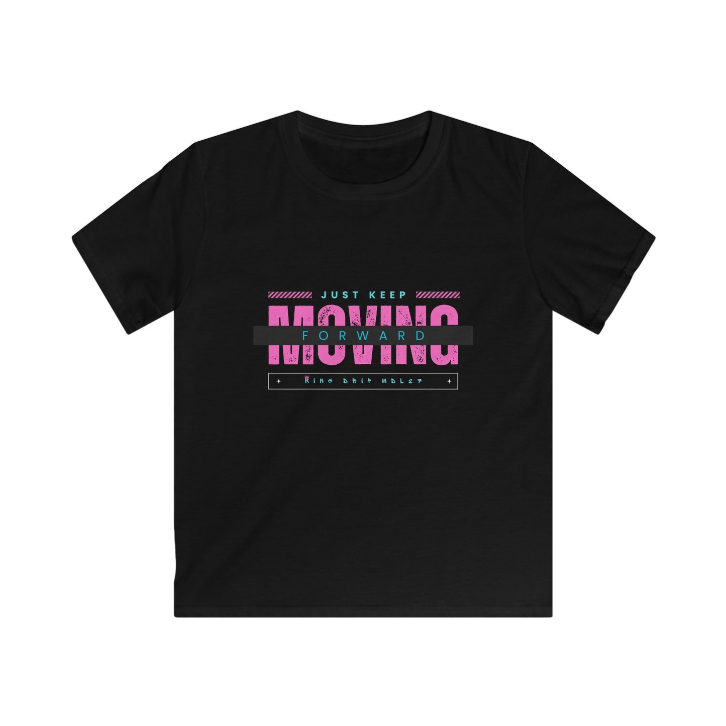 Keep Moving Forward Kids Softstyle Tee