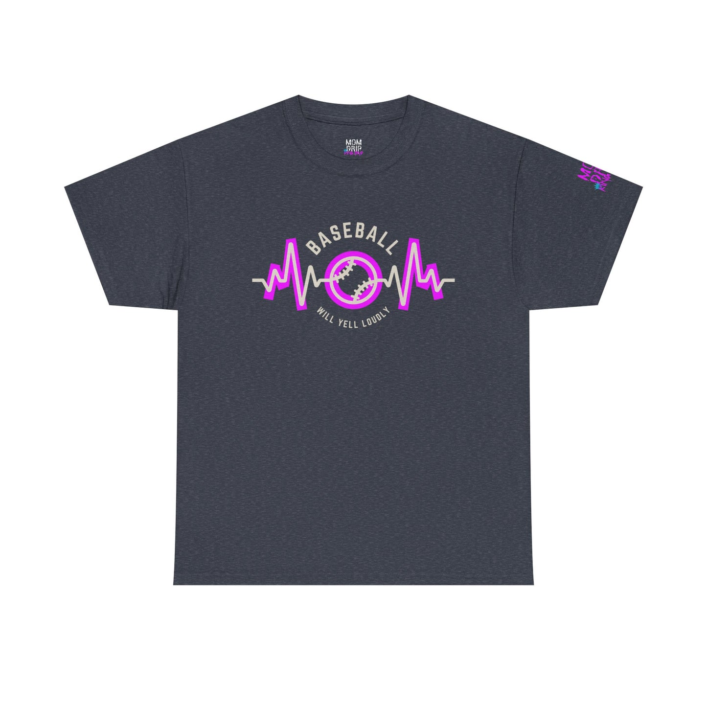 Unisex Heavy Cotton Tee King Drip 27 Baseball Mom "MOM DRIP" Edition