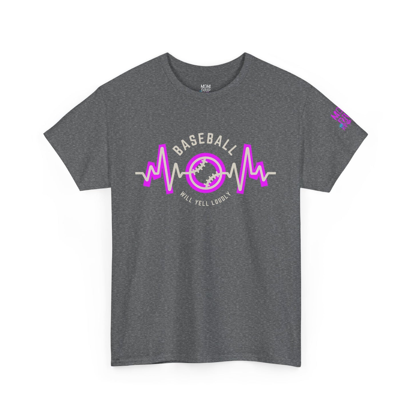 Unisex Heavy Cotton Tee King Drip 27 Baseball Mom "MOM DRIP" Edition