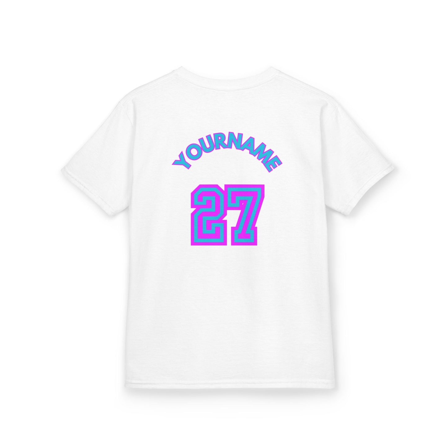King Drip 27 Personalized Kids Baseball Tee -City Drip Design - Perfect for Young Athletes