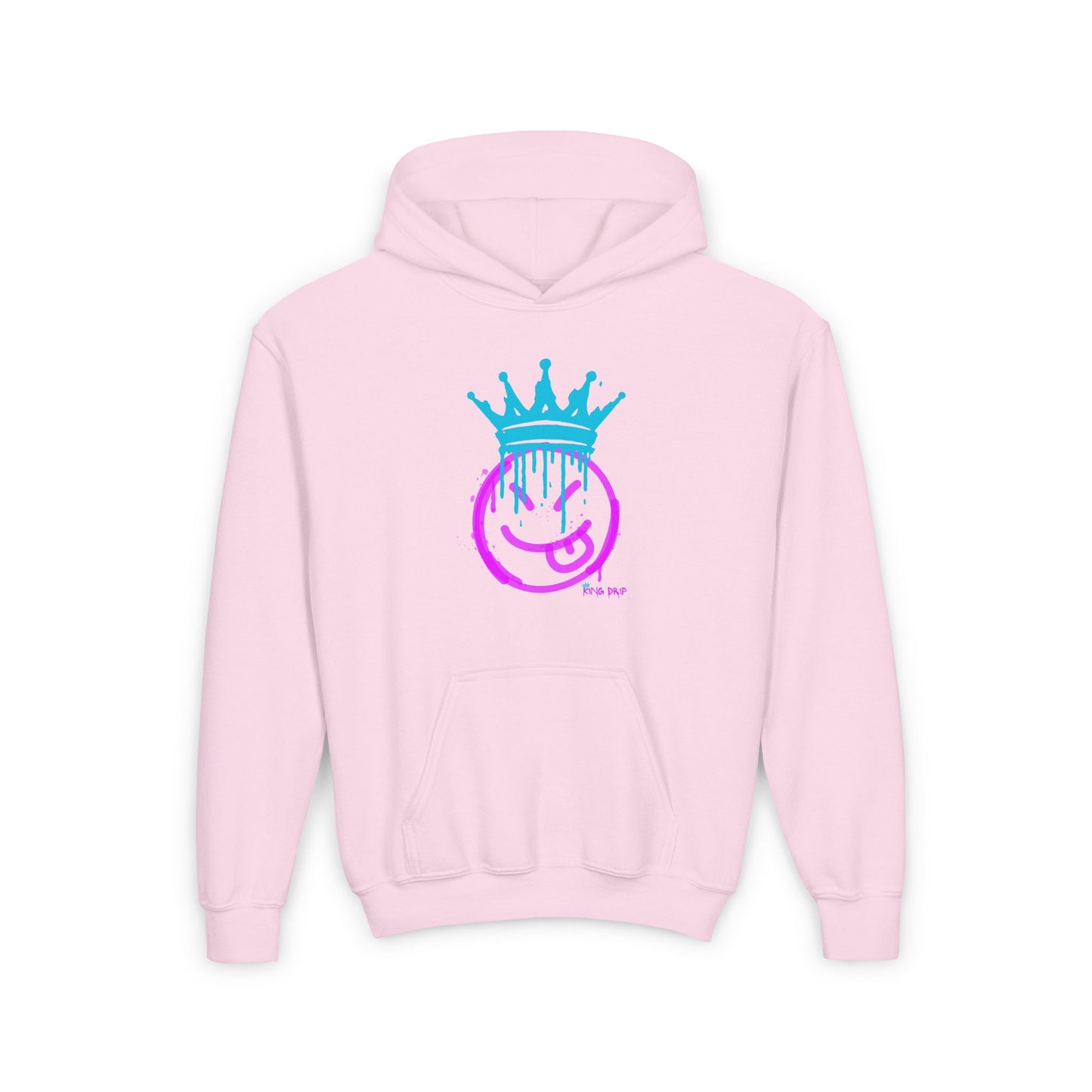 Youth Heavy Blend Hooded Sweatshirt King Drip 27 "Smile with your tongue out" Edition