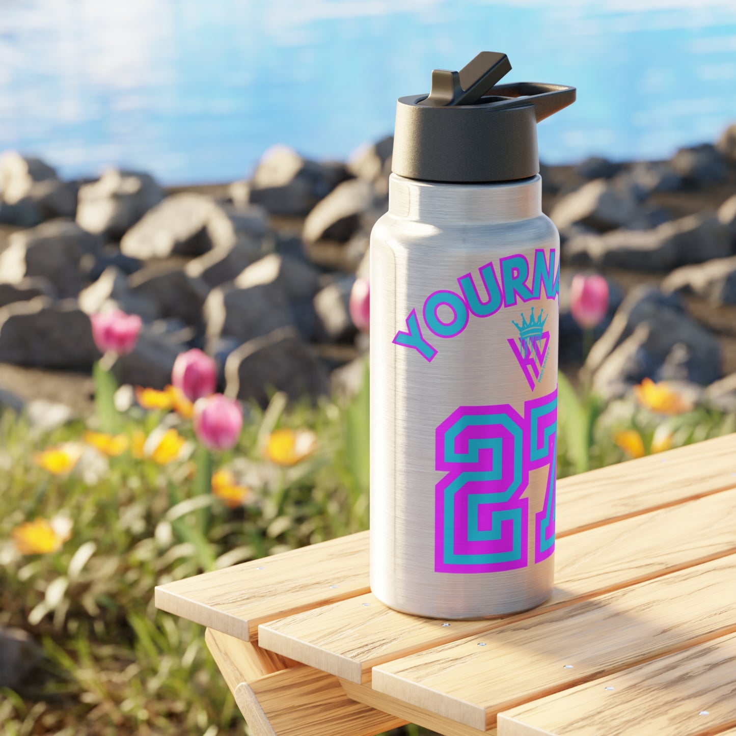 King Drip 27 Personalized 32oz Gator Tumbler for Sports Events - Customizable