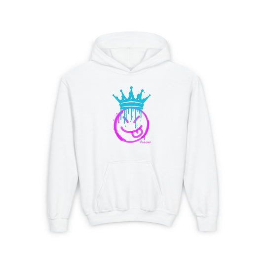 Youth Heavy Blend Hooded Sweatshirt King Drip 27 "Smile with your tongue out" Edition