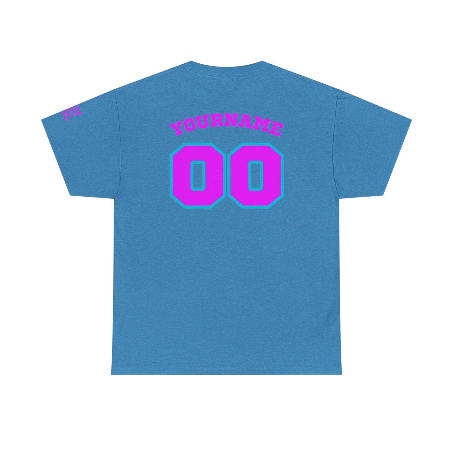 King Drip 27 Baseball Mom Custom T-Shirt - Custom Name & Number Unisex Heavy Cotton Shirt