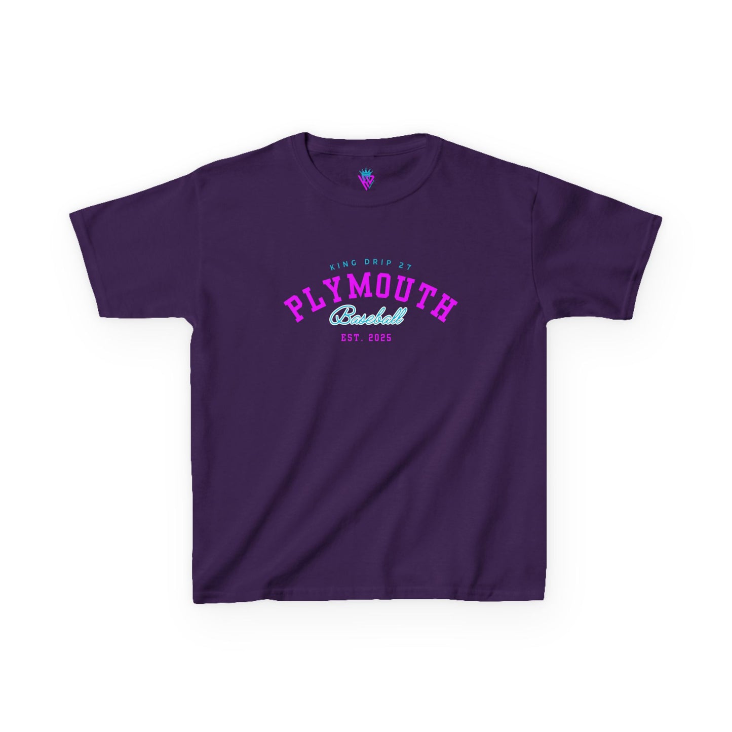 King Drip 27 Personalized Kids Baseball Tee -City Drip Design - Perfect for Young Athletes