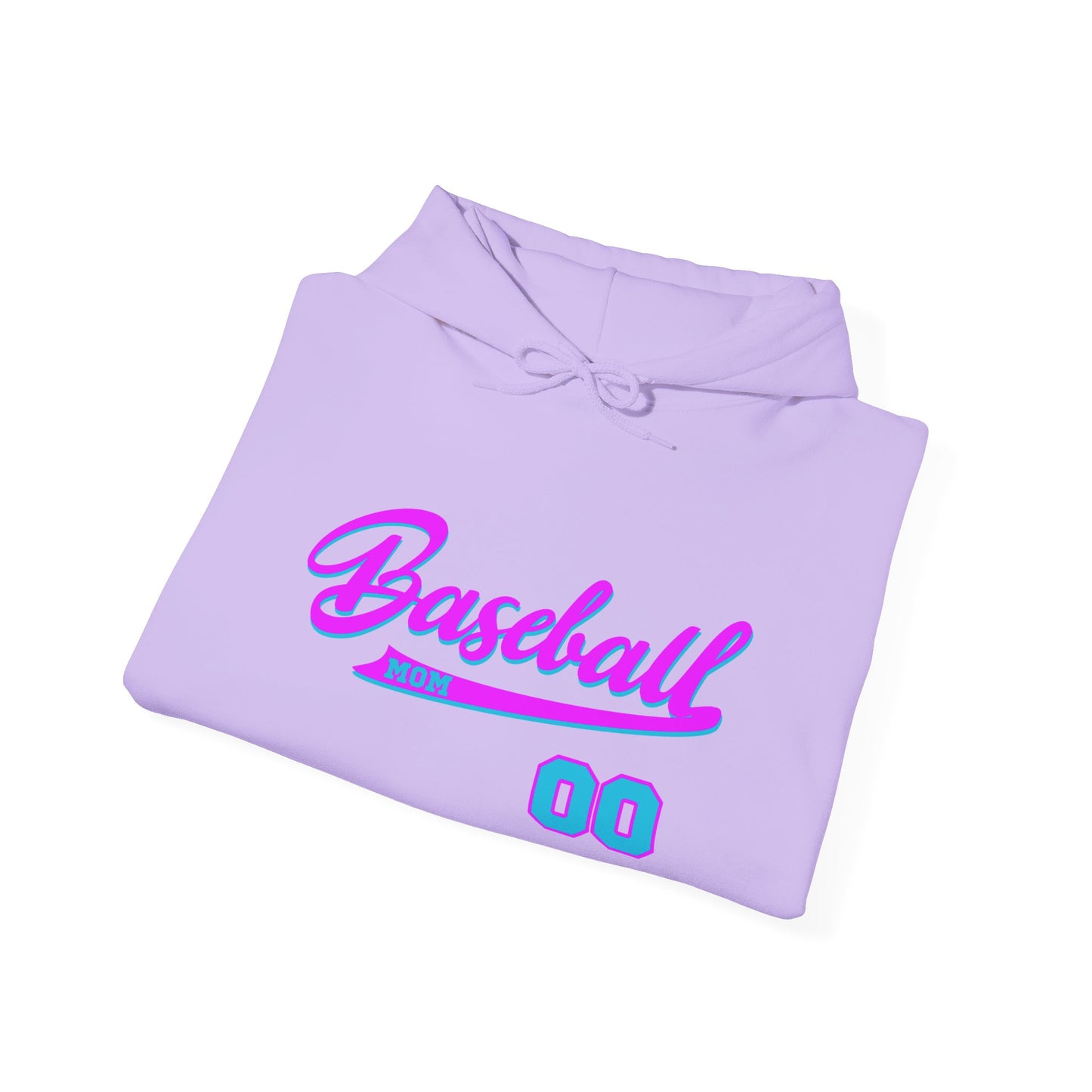 King Drip 27 MOM DRIP Custom Baseball Mom Hooded Sweatshirt - Unisex Heavy Blendâ„¢