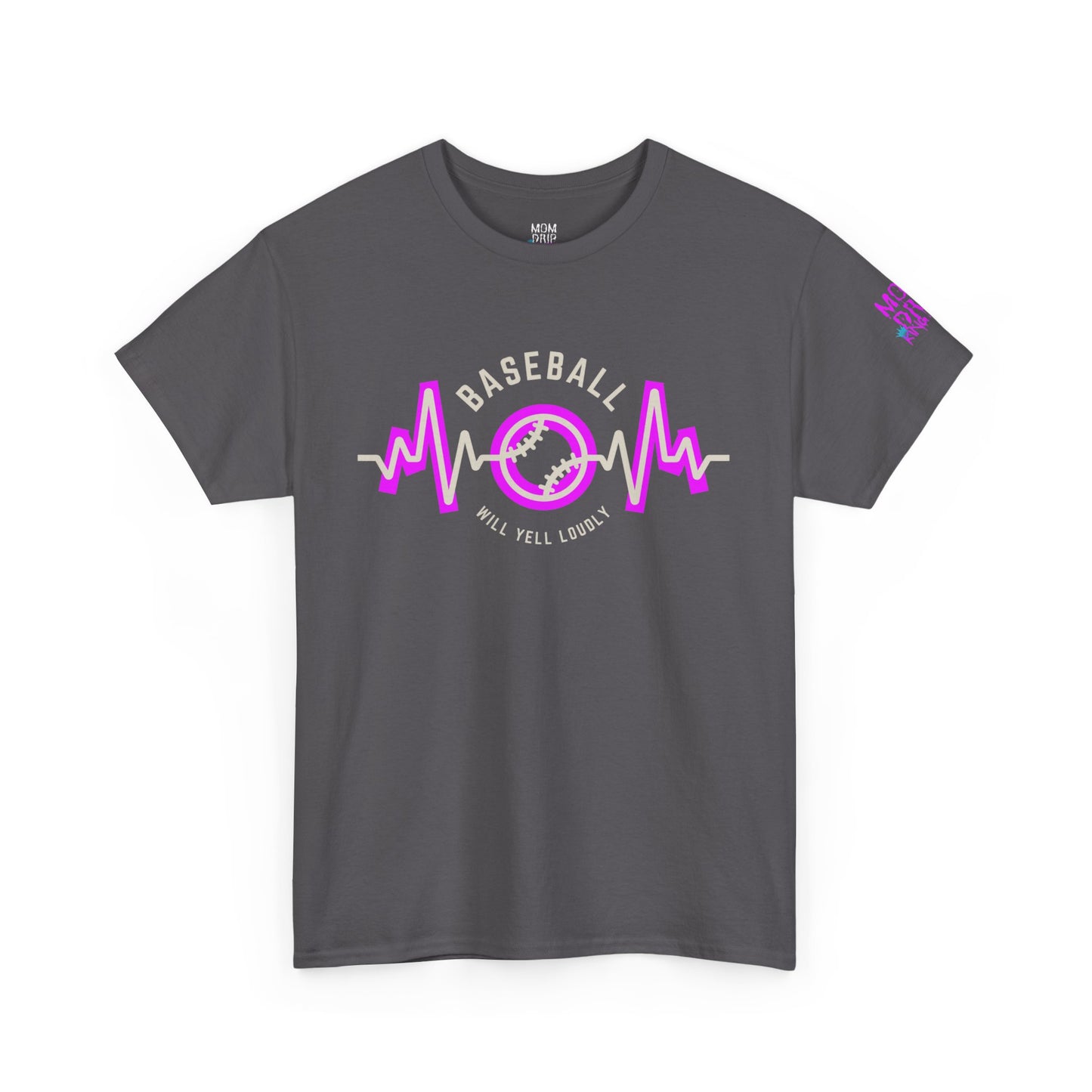 Unisex Heavy Cotton Tee King Drip 27 Baseball Mom "MOM DRIP" Edition