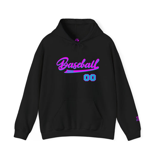 King Drip 27 MOM DRIP Custom Baseball Mom Hooded Sweatshirt - Unisex Heavy Blend™