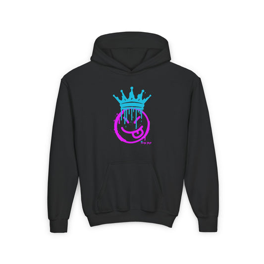 Youth Heavy Blend Hooded Sweatshirt King Drip 27 "Smile with your tongue out" Edition