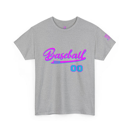 King Drip 27 Baseball Mom Custom T-Shirt - Custom Name & Number Unisex Heavy Cotton Shirt