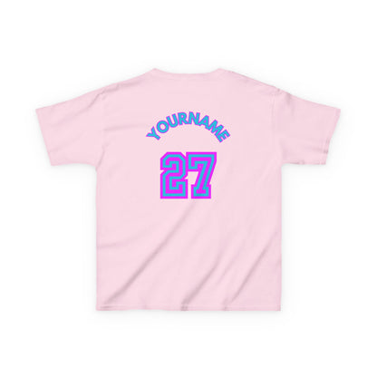 King Drip 27 Personalized Kids Baseball Tee -City Drip Design - Perfect for Young Athletes