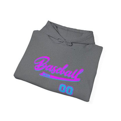 King Drip 27 MOM DRIP Custom Baseball Mom Hooded Sweatshirt - Unisex Heavy Blend™