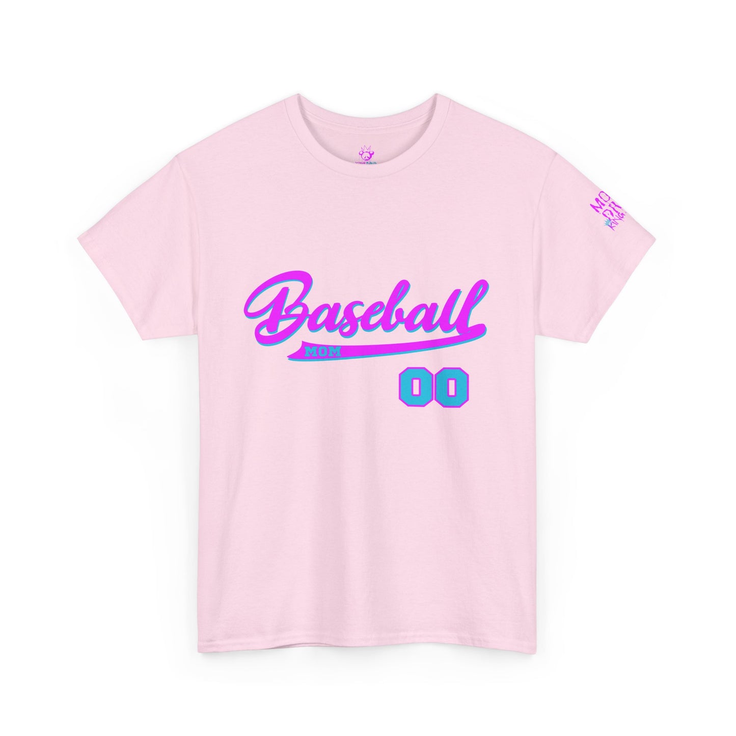 King Drip 27 Baseball Mom Custom T-Shirt - Custom Name & Number Unisex Heavy Cotton Shirt