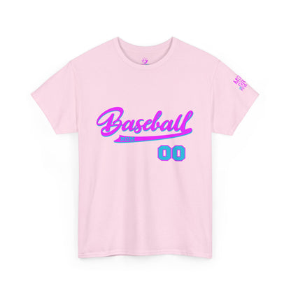 King Drip 27 Baseball Mom Custom T-Shirt - Custom Name & Number Unisex Heavy Cotton Shirt