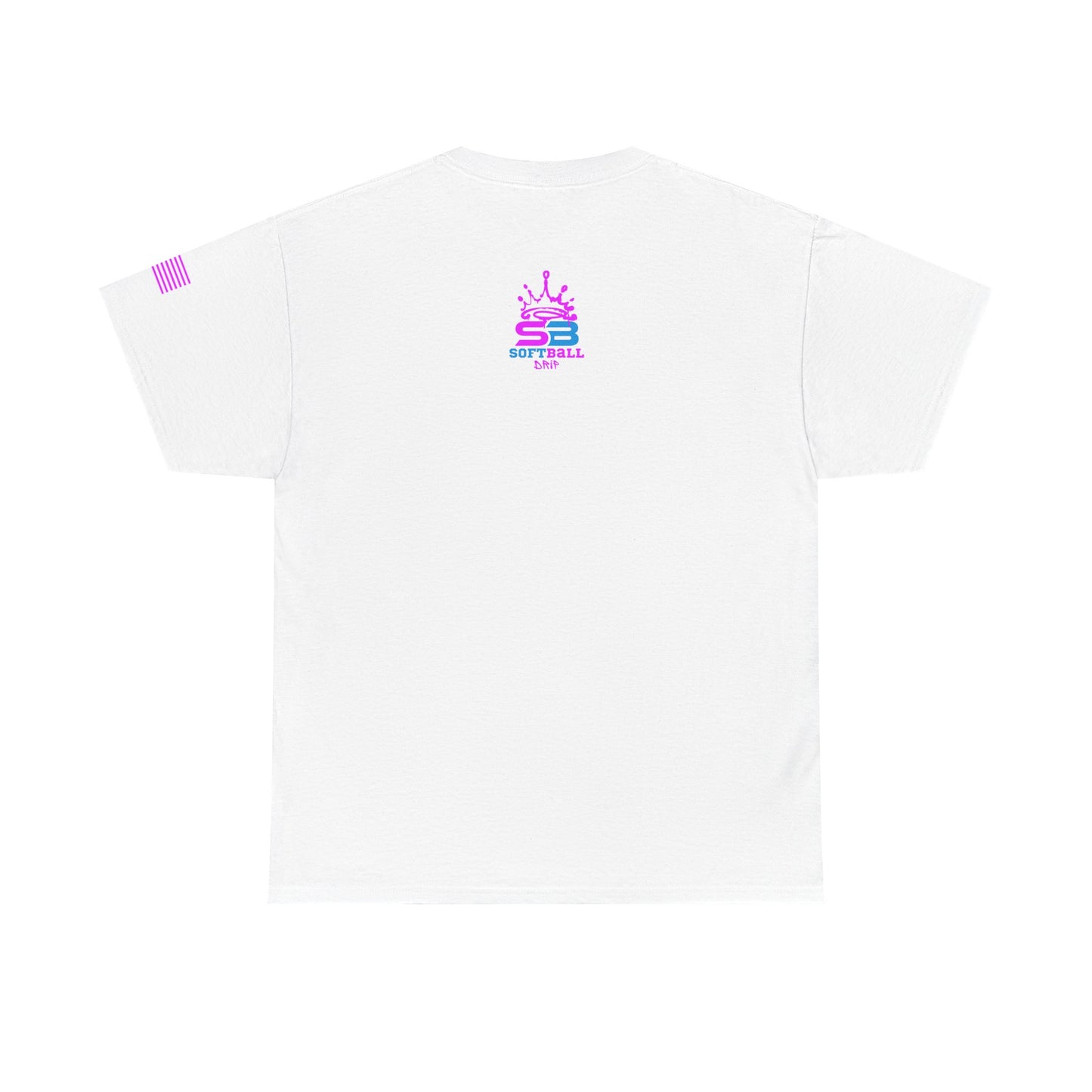 King Drip 27 Softball Drip T-Shirt Unisex Heavy Cotton Tee