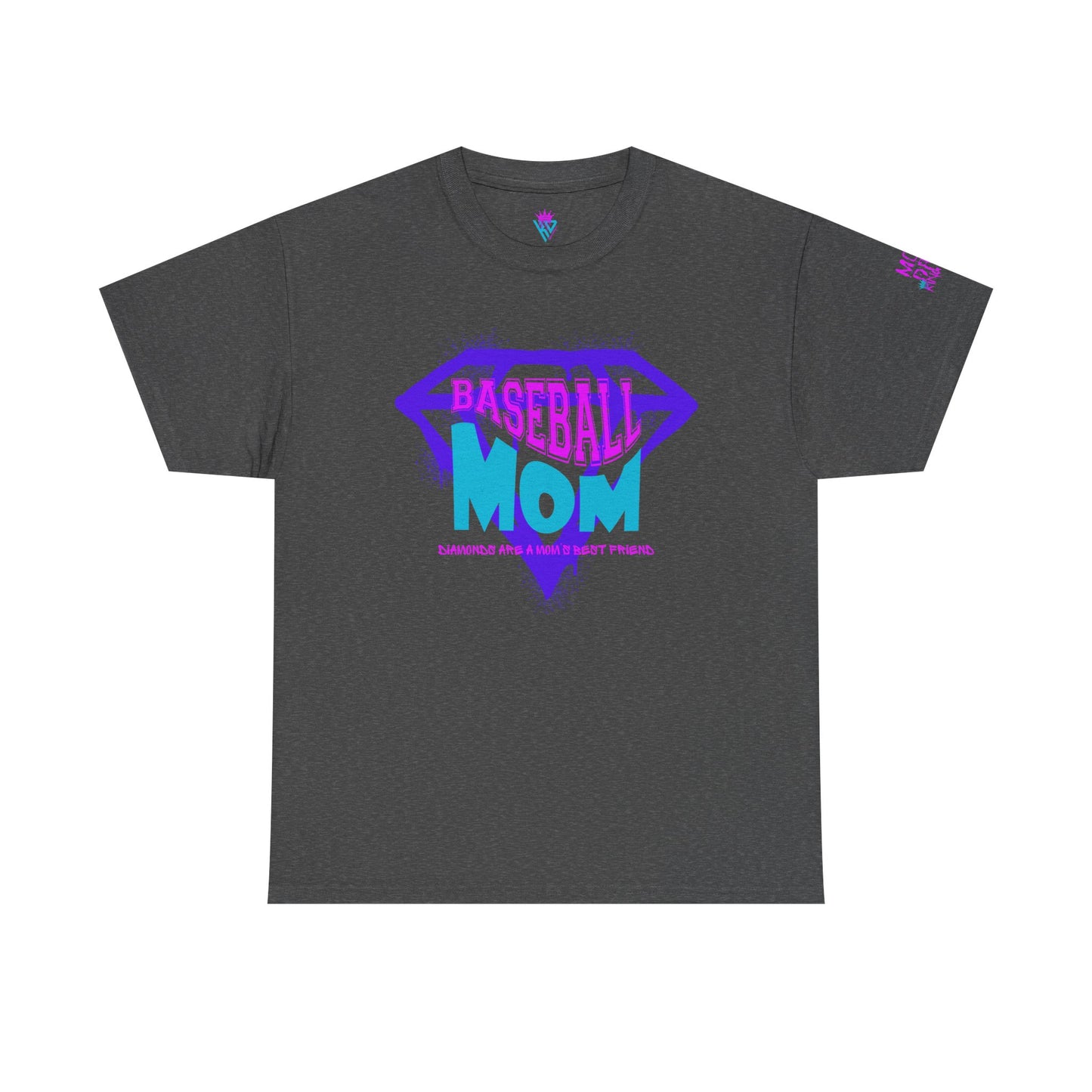 King Drip 27 Baseball Mom Drip "Diamonds Are a Mom's Best Friend" Edition T-Shirt (CUSTOM NAME AND NUMBER)